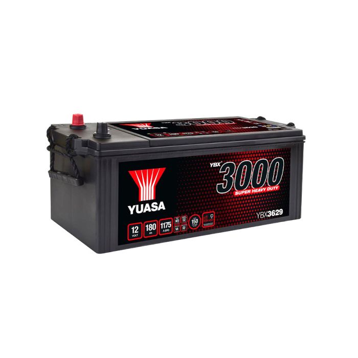 AKUMULATOR 180 Ah YUASA 3000 CARGO IZLAZNA STRUJA EN2 1175A JAMSTVO 24MJ YBX3629