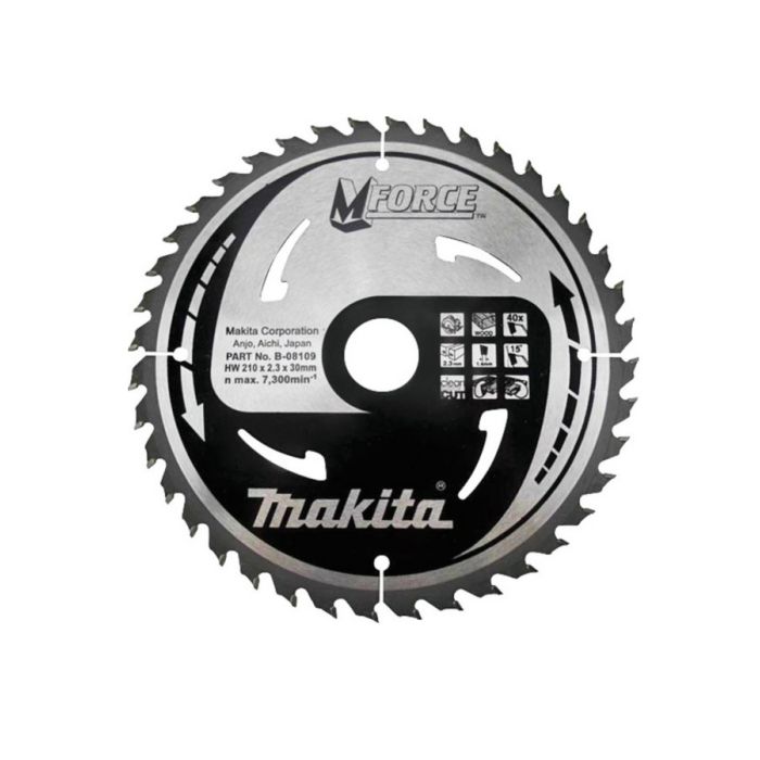 PILA KRUŽNA 210X2,4X30 40Z MFORCE MAKITA