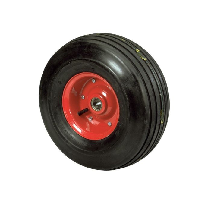 KOTAČ KOMPLET 16X6,50-8 PR.6 FI.25,L-65 410X166 MAX.250kg CRVENA FELGA 5,00X8"