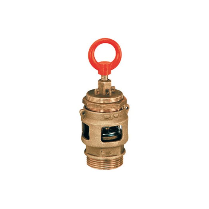 VENTIL SIGURNOSNI 1"1/4" 0,5-1,5 BARA IZLAZ RAVNI ZA CISTERNU L.180mm(CREINA) RIV