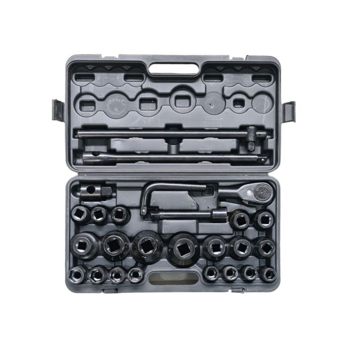 KLJUČEVI NASADNI GARNITURA 6-KUT 3/4" 21-50 1" 55-65 PVC KOFER 