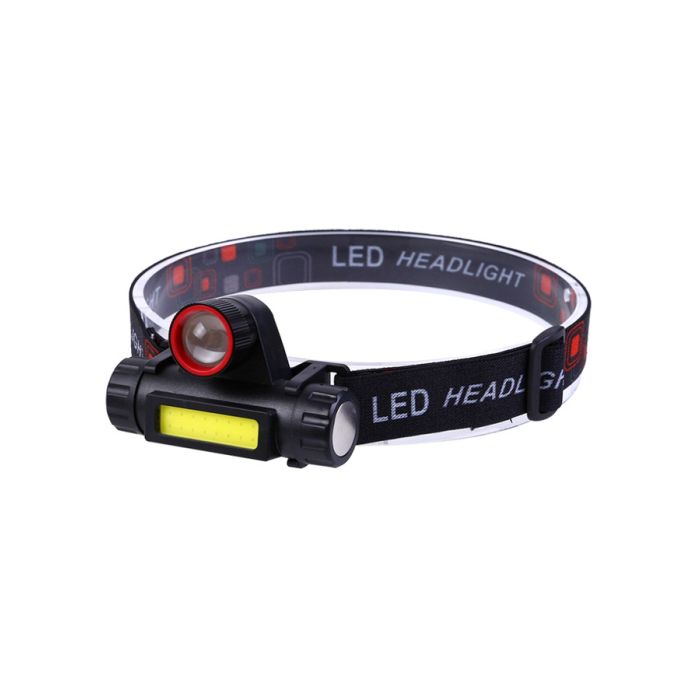 SVJETILJKA NAGLAVNA 1X3W XPE LED + 1X3W COB LED PUNJIVA