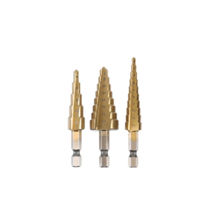 SET STEPENASTIH SVRDLA 3-20mm TIN KRAFTMANN BGS 3-DJELNI