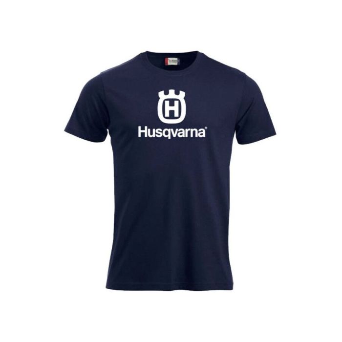MAJICA HUSQVARNA VELIKI LOGO FRONT PLAVA VEL. M