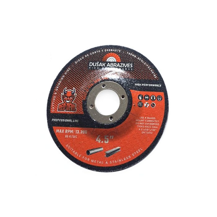 PLOČA REZNA ZA METAL 115X3,0X22,22 A30Z-BF INOX RED DEVIL