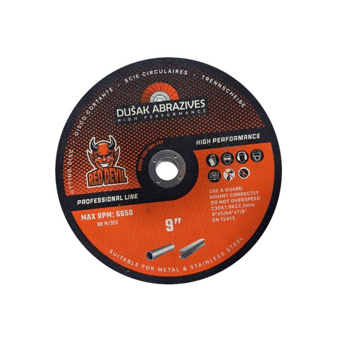 PLOČA REZNA ZA METAL 230X1,9X22,22 A46R-BF INOX RED DEVIL
