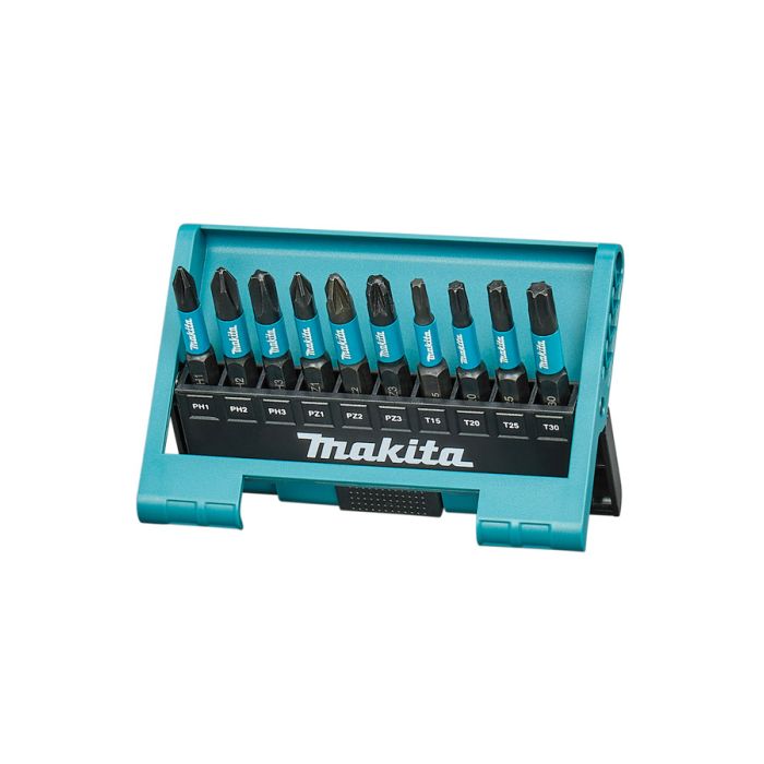 SET BITOVA 10-DIJELNI IMPACT CRNI E-12011 MAKITA
