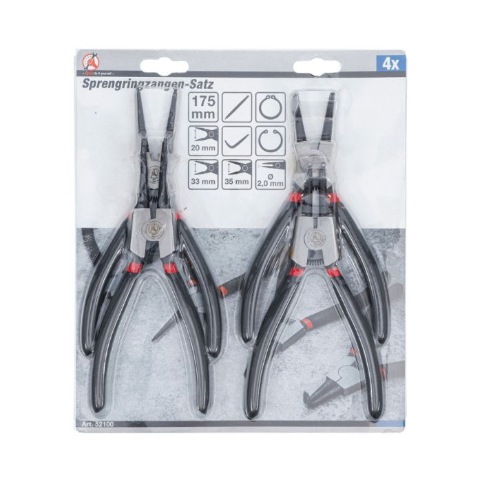 KLIJEŠTA SEGER GARNITURA 175mm 4 DIJELNA BGS 52100 BP25 