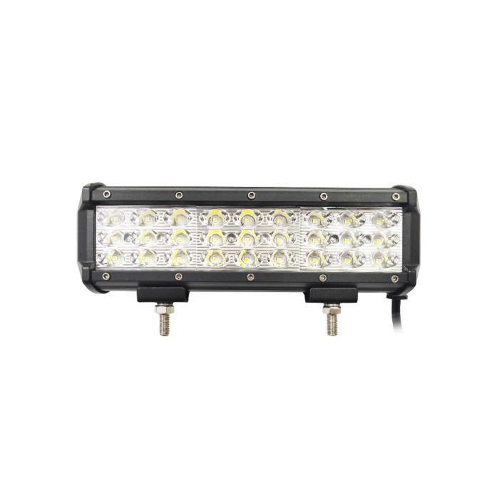 LAMPA RADNA PRAVOKUTNA LED 81W (27X3W) FLOOD 10-30V 8100 LUMENA 6000K IP68 CRNA BOJA
