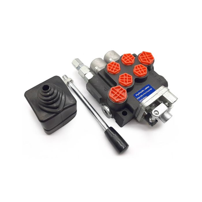 RAZVODNIK HIDRAULIKE JOYSTICK, 2X 40 l/min, 2xDVOSMJERAN, RUČICA SE VRAĆA U POČETNI POLOŽAJ