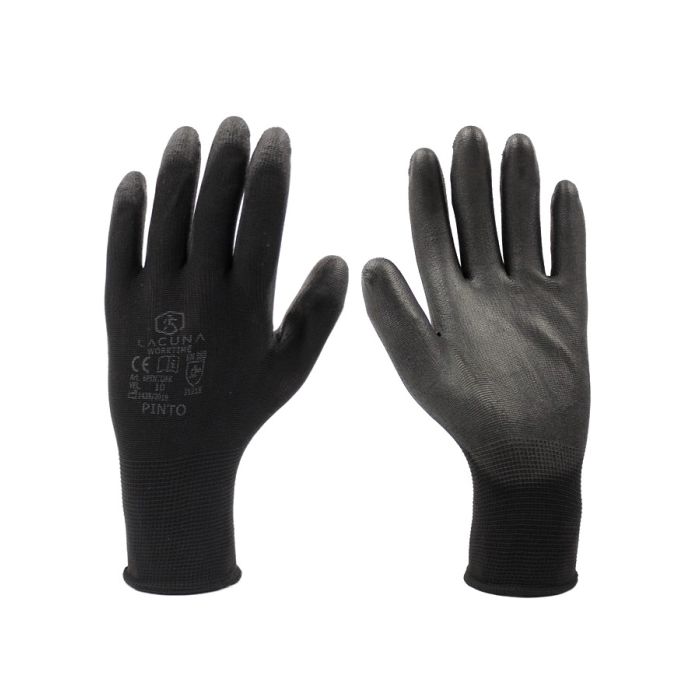 RUKAVICE POLIURETAN PINTO LACUNA CRNE VEL. 10 6PINTOBKWT/10